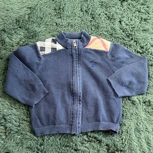 Burberry Children Zip-Up Sweater